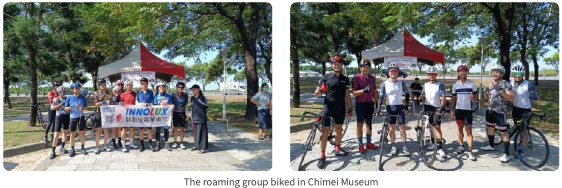 Cyclists on a co-organized STSP cycling trip