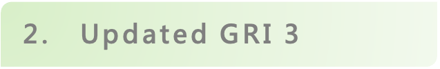 Diagram of the renaming of the GRI Universal Standards
